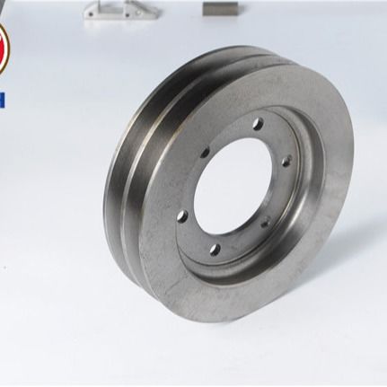 QT450-10 CNC Machining Parts Cast Iron Weight Plate Forging Engine Pulley Block